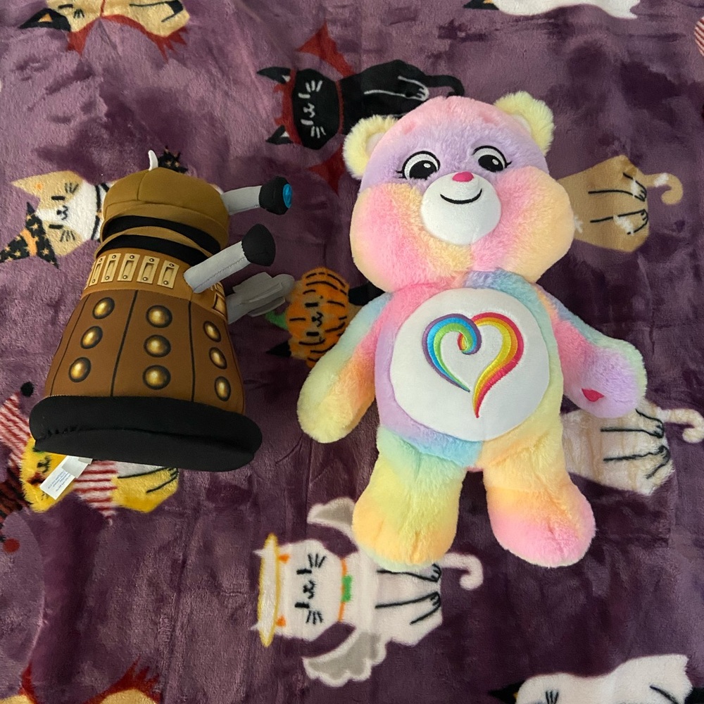 BABW Build a Bear Doctor Dr Who Dalek and Care Bear LGBT
